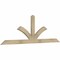 Ekena Millwork Richland Rough Sawn Timber Gable Bracket, Douglas Fir, 84"W x 28"H x 2"D x 4"F, 8/12 Pitch GBW084X28X0204RIC00RDF - alternate 4